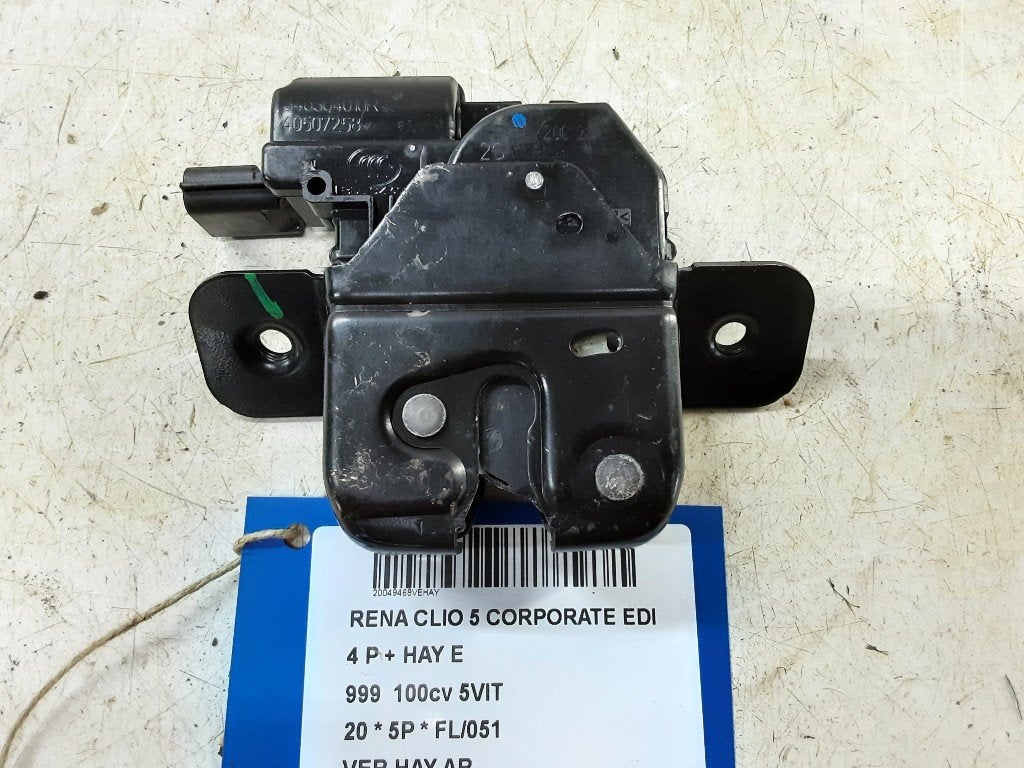 SERRURE COFFRE Renault Clio V (RJAB) (846304010R), Renault, Mevr. I. Hauben, Haillon arrière, Utilisé