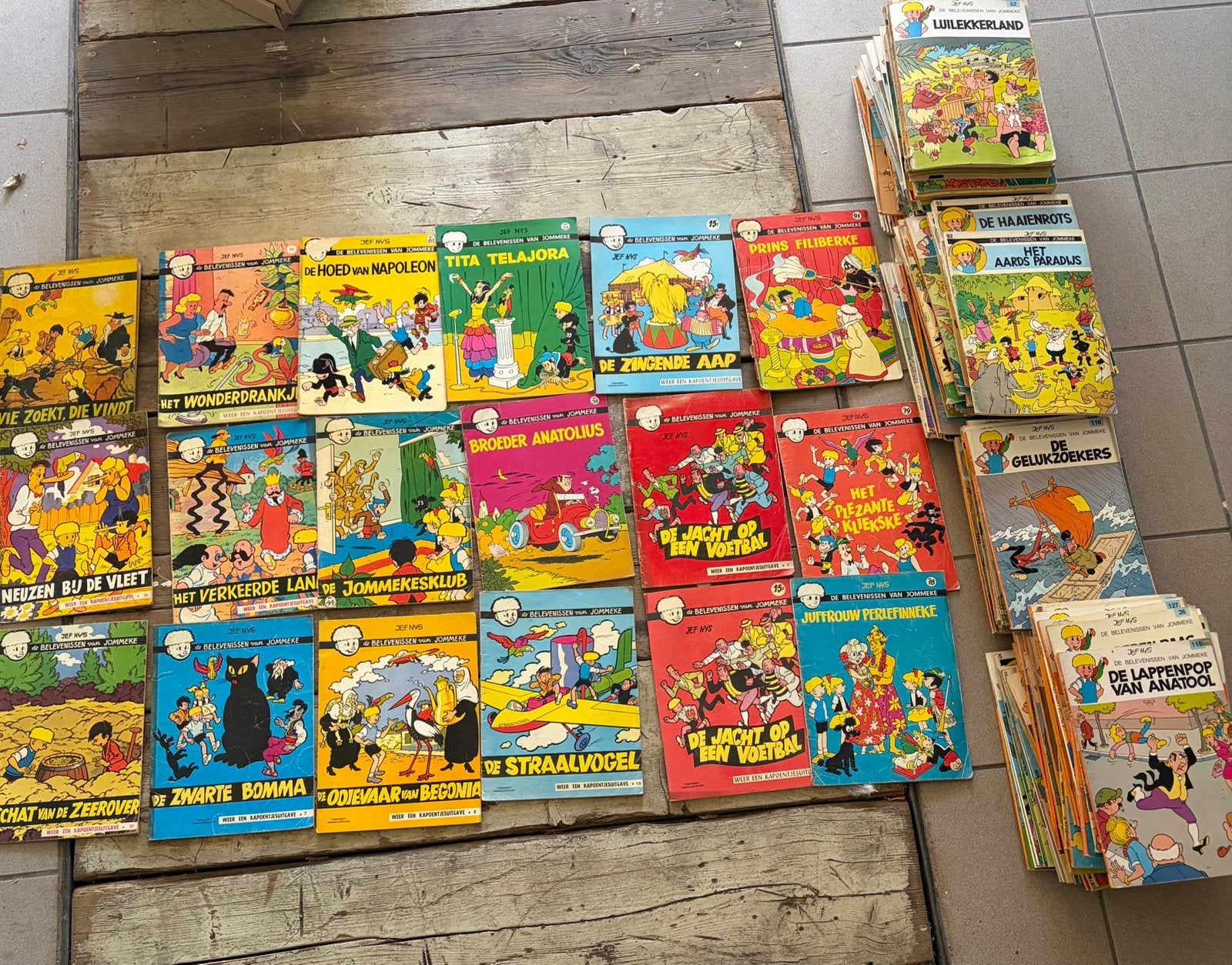 Jommeke strips, Ophalen, Zo goed als nieuw
