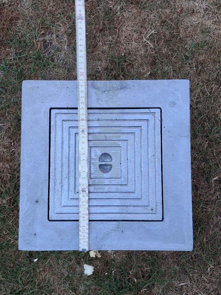 Putdeksel alu 30/30 + pvc put, Ophalen of Verzenden, PVC, Afvoer