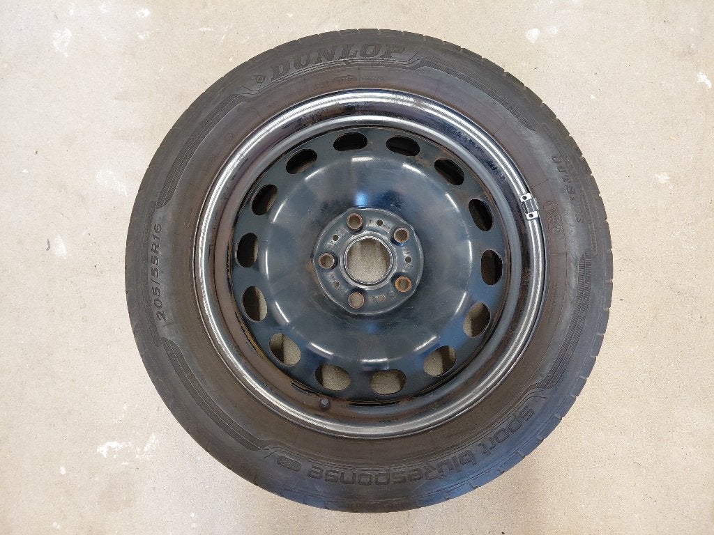 16 inch reservewiel Golf 6 7 8 / Sportsvan / Caddy / Octavia, Ophalen
