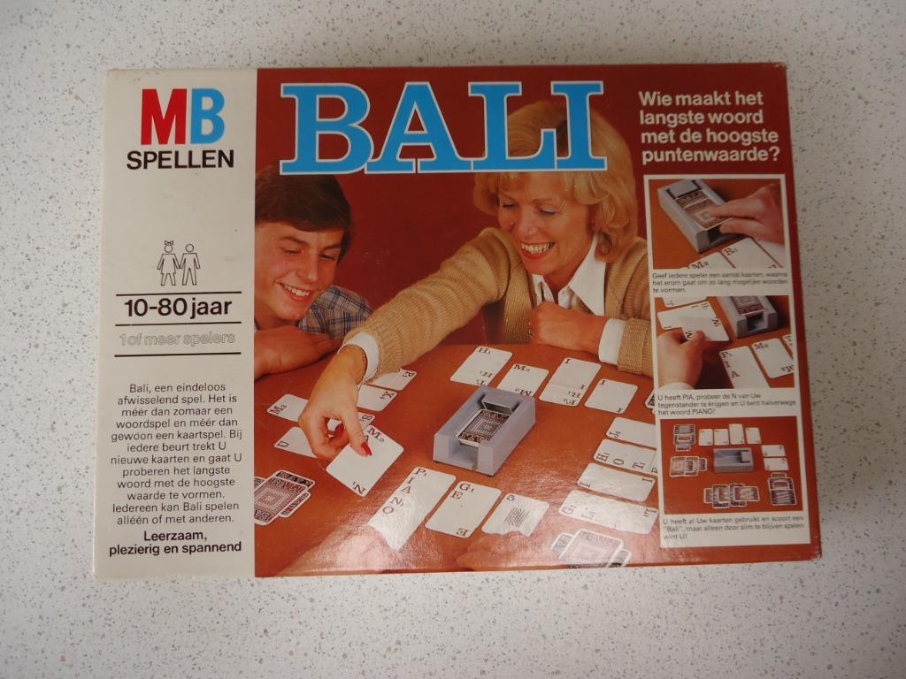 Vintage Spel "Bali" van MB in Goede Staat !, Een of twee spelers, Ophalen of Verzenden, Gebruikt, MB