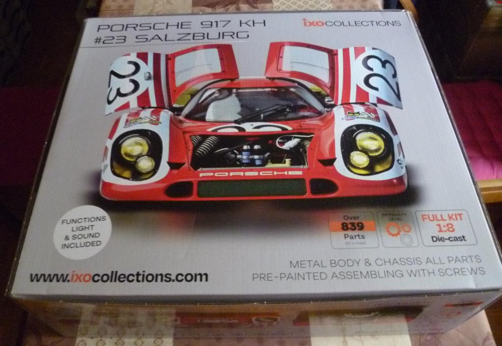 Ixo Porsche 917KH #23 Salzburg 1/8, Enlèvement, Neuf, 1:5 à 1:8, Voiture