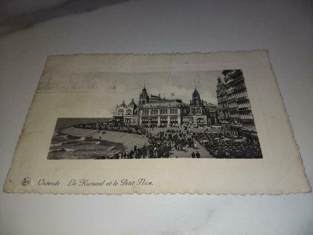 Oostende 1937 - Kursaal en Petit Nice, Ophalen of Verzenden, 1920 tot 1940, Gelopen, West-Vlaanderen