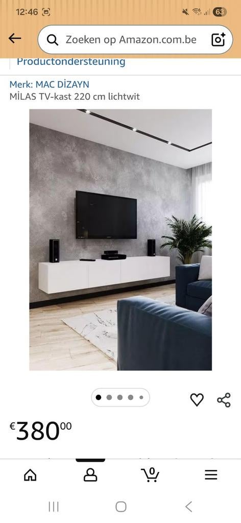 Ophang kast mac dizayn 220cm35cmx35cm, Huis en Inrichting, Kasten |Televisiemeubels, Ophalen of Verzenden