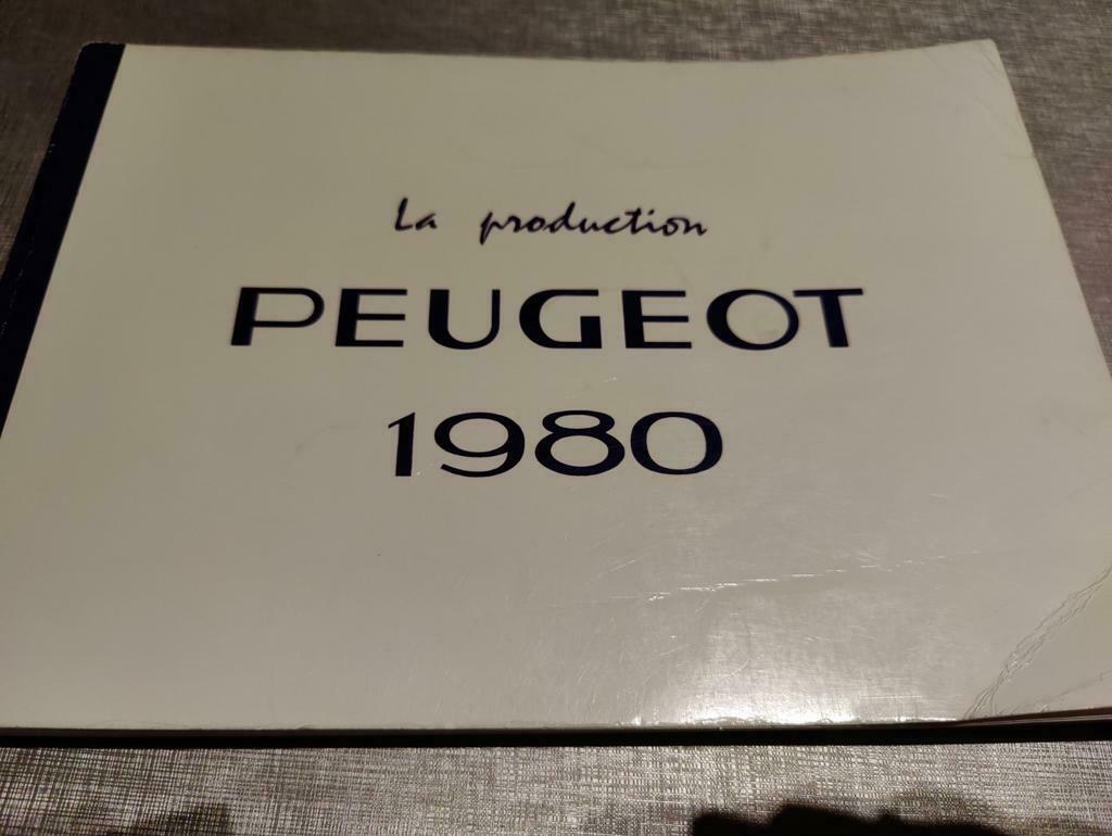 La production peugeot 1980, Enlèvement ou Envoi
