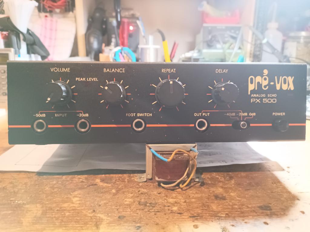 Pré-vox PX500 Analog Echo, Musique & Instruments, Effets, Comme neuf, Delay ou Écho, Enlèvement ou Envoi