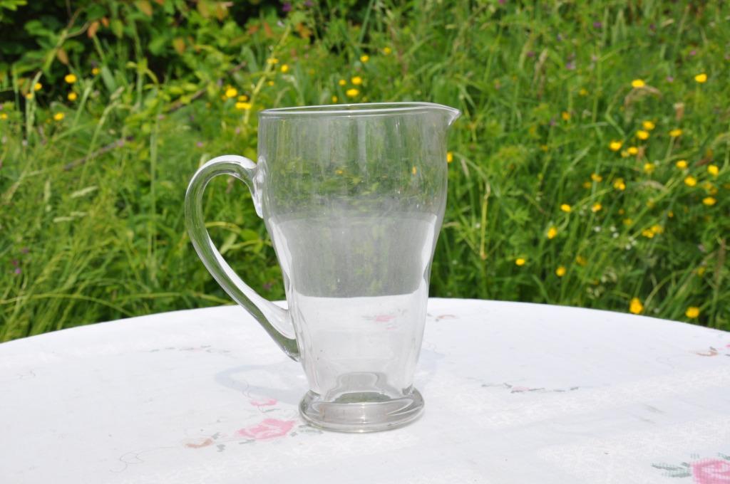 pichet en verre 22cm, Enlèvement ou Envoi