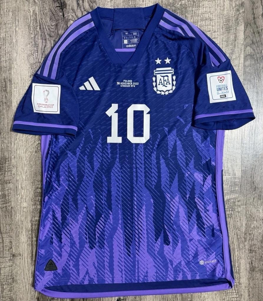 Argentinië Messi Uitshirt Origineel WorldCup Qatar 2022, Verzenden