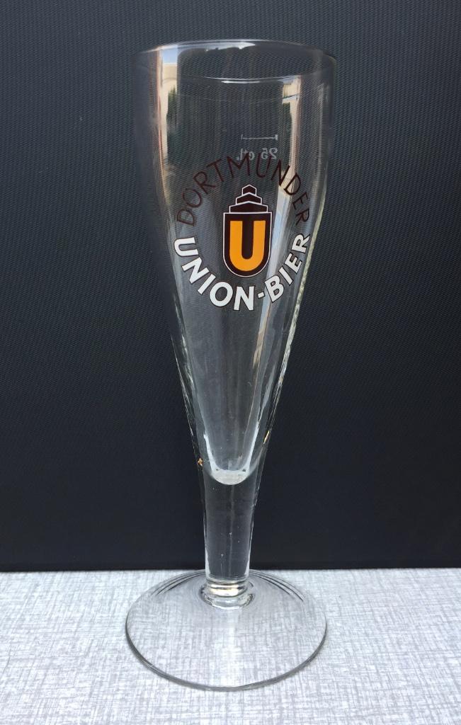 Verre à bière Dortmunder Union-Beer D-Dortmund, Enlèvement ou Envoi, Utilisé, Verre ou Verres, Autres marques