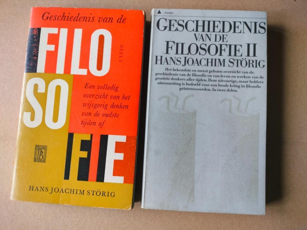 Geschiedenis van de filosofie - Hans Joachim Storig I + II, Livres, Philosophie, Utilisé, Général, Enlèvement ou Envoi