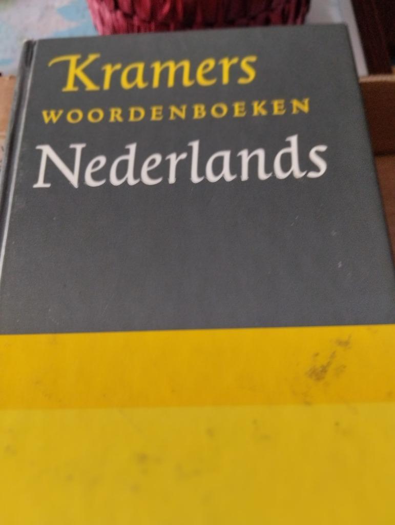 Kramers :  Nederlands verklarend woordenboek, Ophalen, Zo goed als nieuw, Kramers, Nederlands