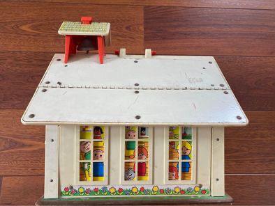 Vintage fisherprice schooltje, Ophalen of Verzenden