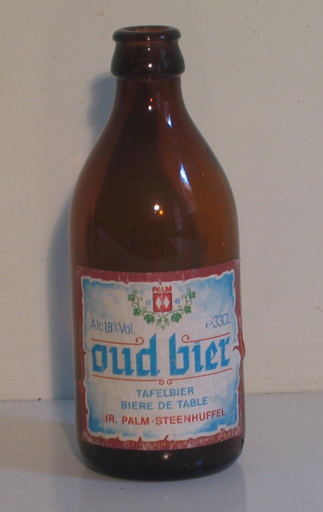BIERFLES  PALM - OUD BIER - TAFELBIER  33 cl  ( 307 ), Verzamelen, Ophalen, Gebruikt, Flesje(s), Palm