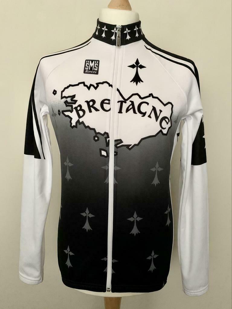 Maillot cyclisme Bretagne 2000s Santini Tour de France rare, Utilisé