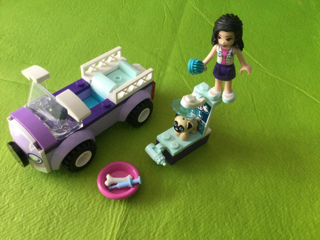 Lego Emma’s mobiele dierenkliniek, Ophalen of Verzenden, Zo goed als nieuw, Lego
