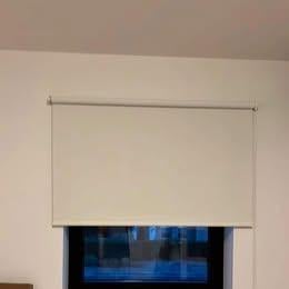 verduisterend rolgordijn Decosol, Crème, Comme neuf, 100 à 150 cm, 150 à 200 cm