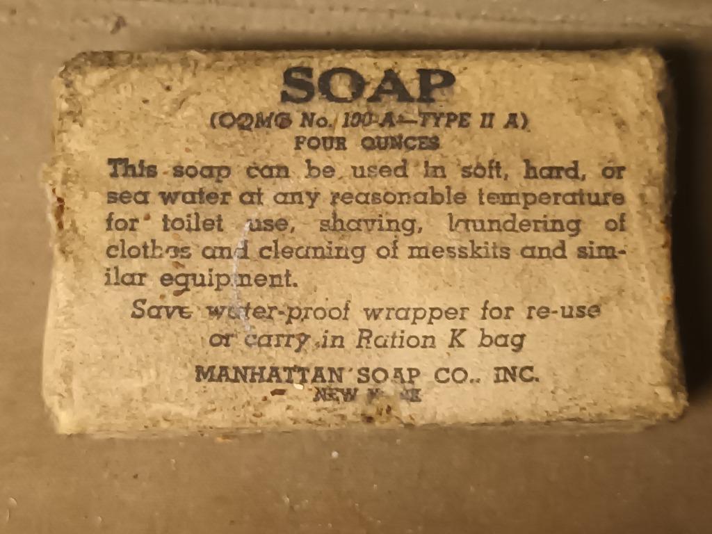 SOAP de rationnement américain de la Seconde Guerre mondiale, Enlèvement ou Envoi, Armée de terre, Autres types