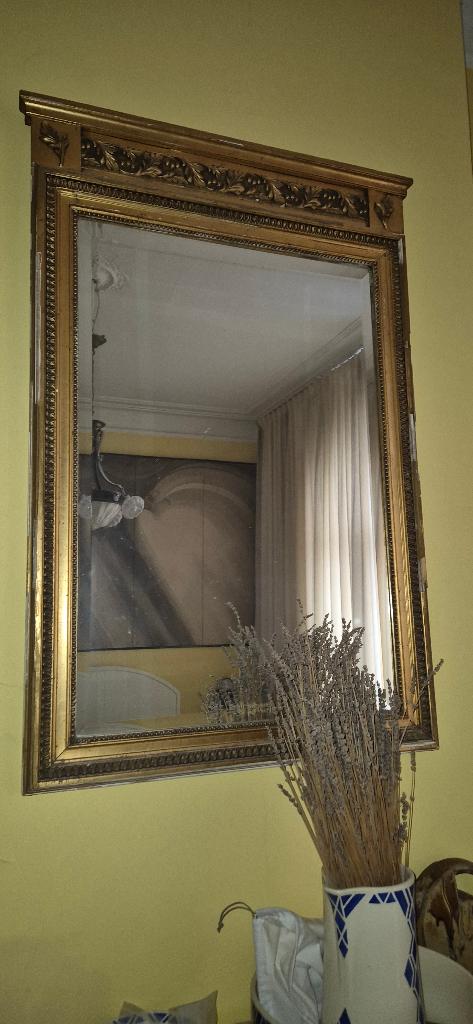 Miroir du XIXe siècle de style Régence, Antiquités & Art, Antiquités | Miroirs, 50 à 100 cm, 100 à 150 cm, Rectangulaire, Enlèvement