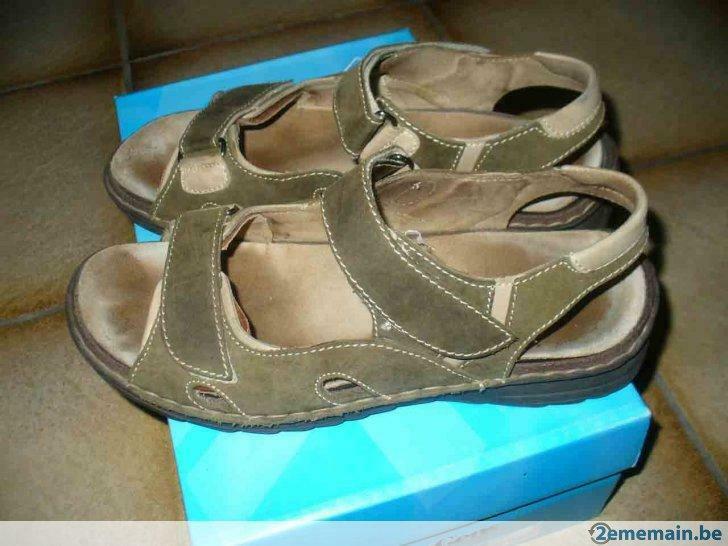 Sandales de ville pour homme pointure 41 - marque SanaGens, Ophalen of Verzenden, Gedragen, Overige kleuren, Overige typen