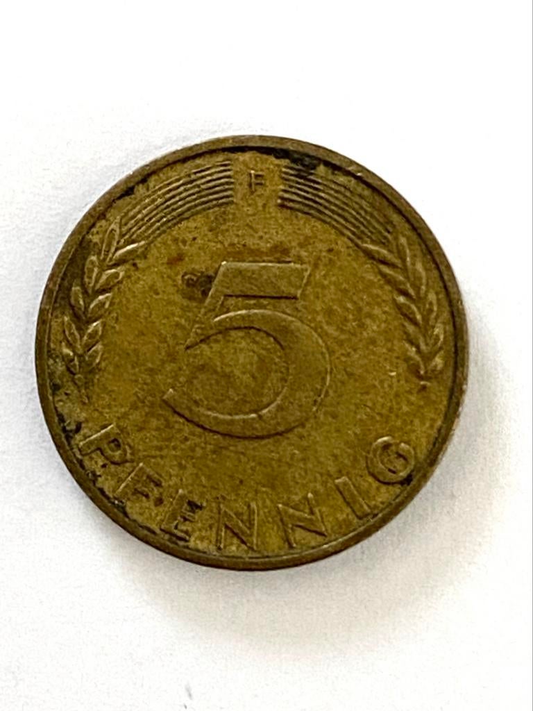 Pièce de 5 pfenning - Allemagne - 1950, Enlèvement ou Envoi, Allemagne