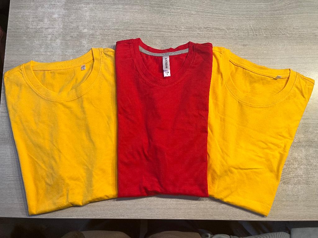 3 nieuwe t-shirts maat S, Ophalen of Verzenden, Nieuw, Maat 46 (S) of kleiner, Kariban