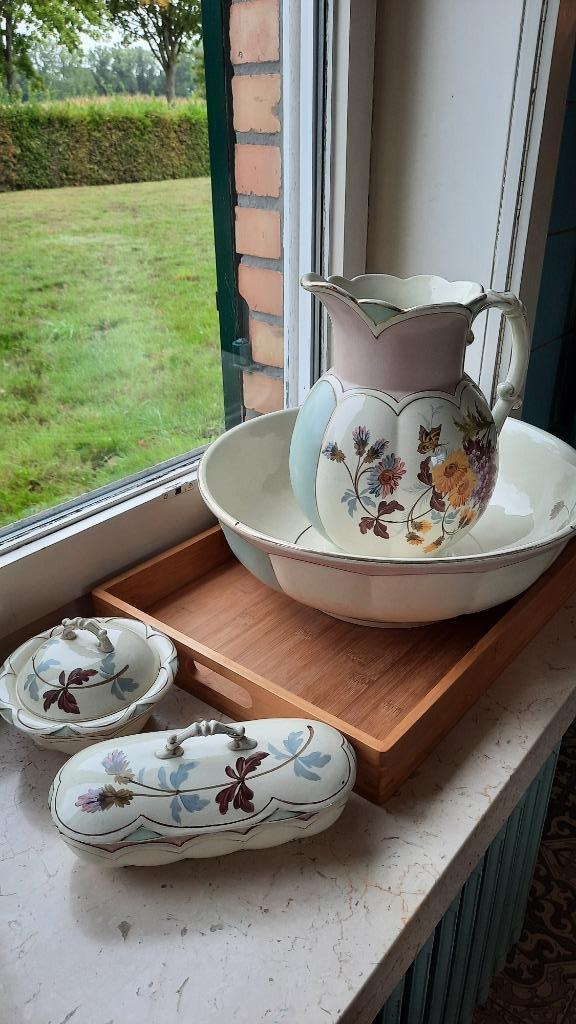 Toiletset retro, Antiek en Kunst, Ophalen