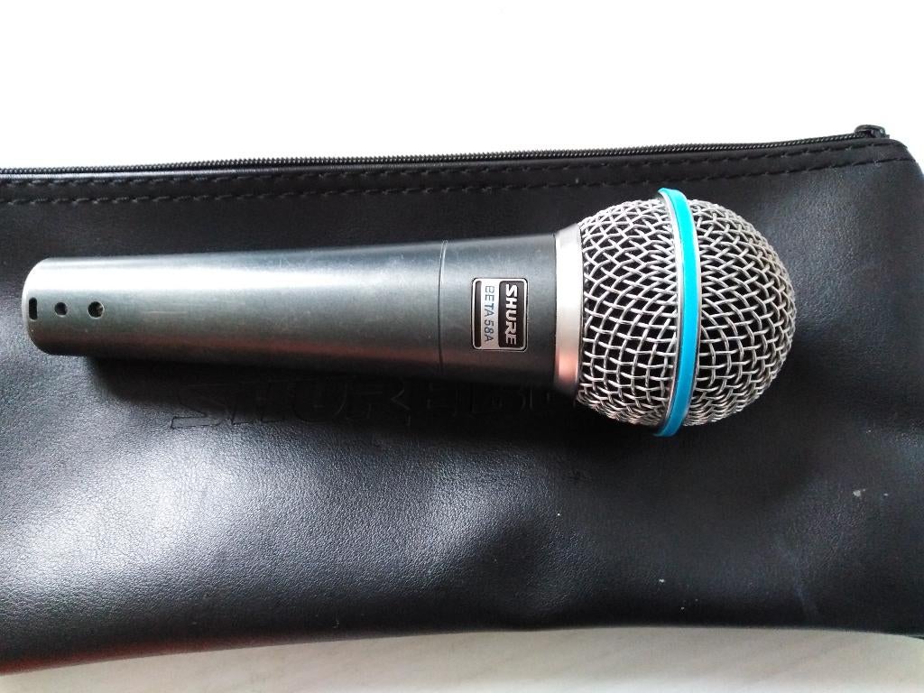 Micro Shure Beta 58 A, Musique & Instruments, Enlèvement ou Envoi, Comme neuf, Micro chant