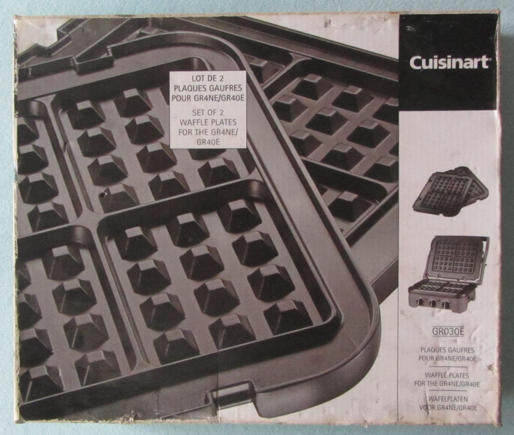 Cuisinart - Wafelplaten GRN4NE / GR40E  - NIEUW !, Electroménager, Pièces & Accessoires, Neuf, Envoi