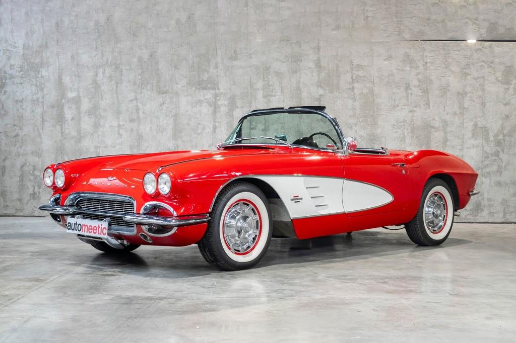 1961 Chevrolet Corvette C1, Autos, Chevrolet, Entreprise, Boîte manuelle, Noir, 2 portes