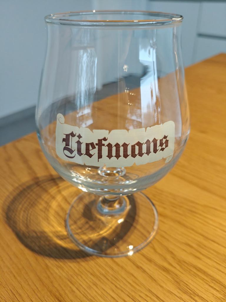 Liefmans bierglas, Ophalen of Verzenden, Zo goed als nieuw, Bierglas