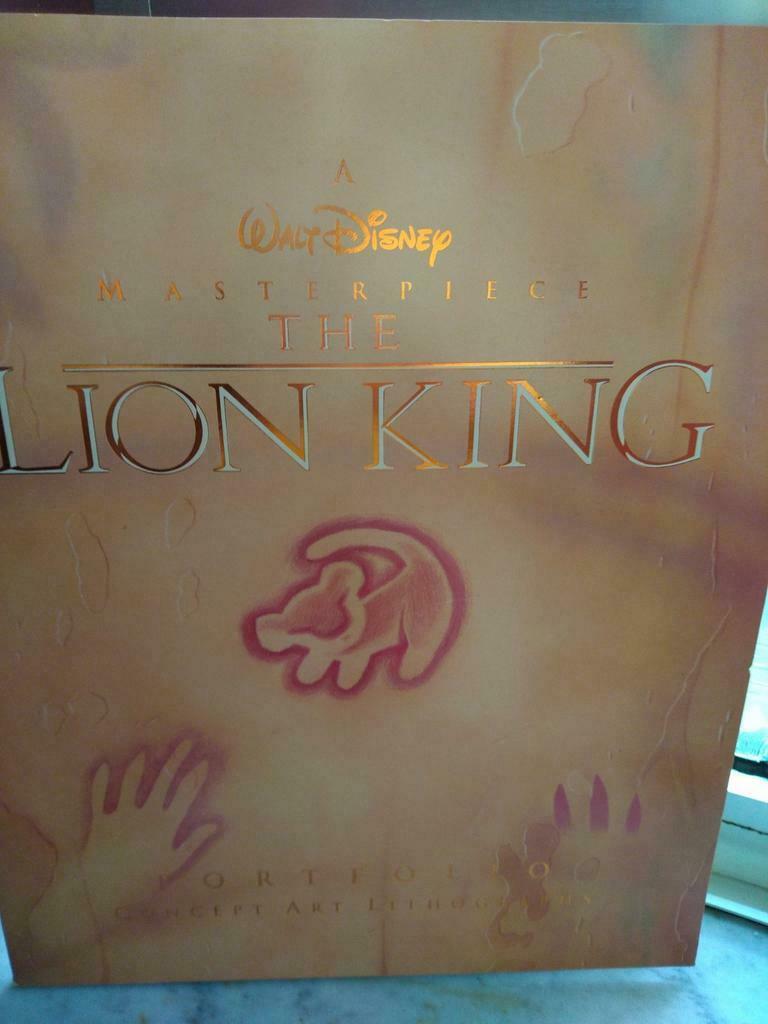 Disney 6 lithographies du Roi Lion, Collections, Enlèvement ou Envoi