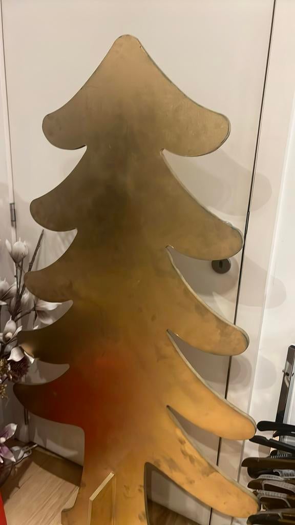 Sapin de Noël en bois 1,5 m, Enlèvement, Comme neuf