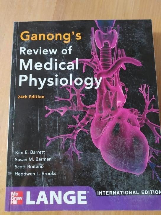Ganong's Review of Medical Physiology - 24th edition, Boeken, Studieboeken en Cursussen, Zo goed als nieuw, Ophalen of Verzenden