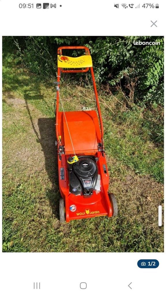 Tondeuse Wolf GTFD1M, Enlèvement, Comme neuf