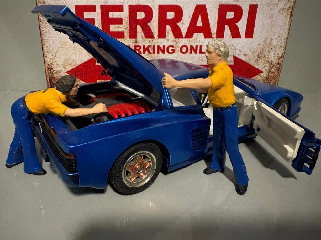 Ferrari Testarossa, Enlèvement, Comme neuf, Burago