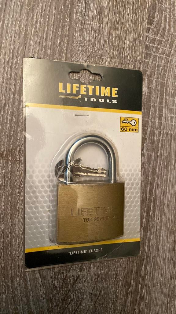Lifetime hangslot, Enlèvement ou Envoi, Neuf, Clé