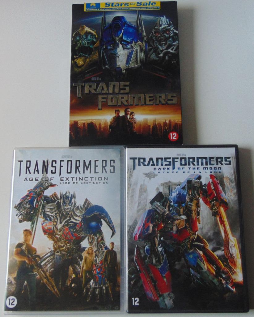 3 DVD's "Transformers" 2€ per DVD, Cd's en Dvd's, Vanaf 9 jaar, Ophalen, Zo goed als nieuw, Science Fiction