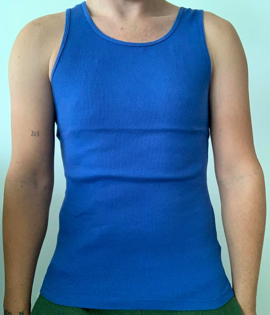 H&M gilets kobalt blauw maat Medium, Kleding | Heren, T-shirts, Ophalen of Verzenden, Zo goed als nieuw, H&M, Maat 48/50 (M)