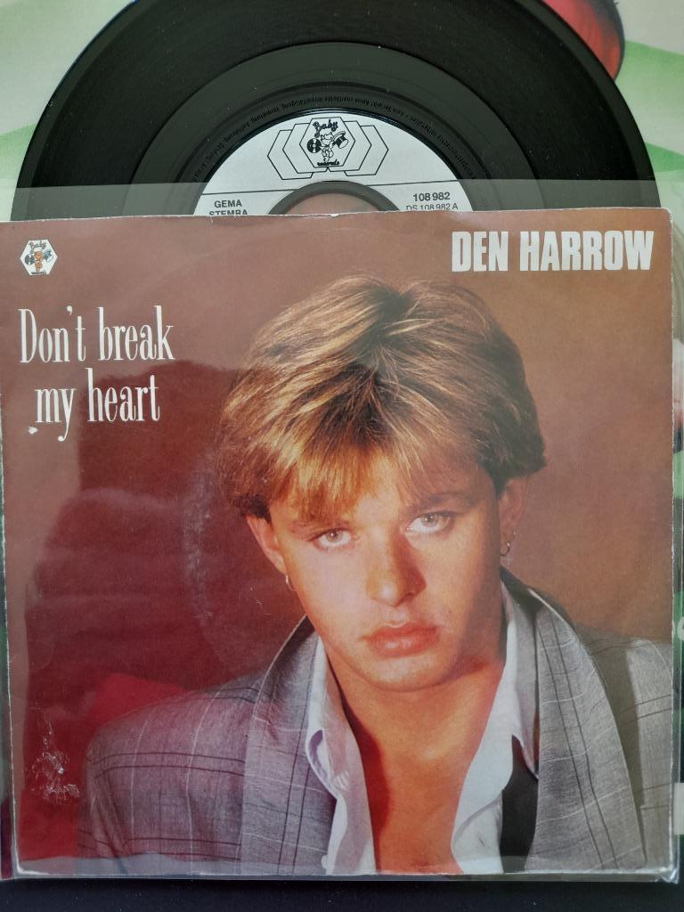 Den Harrow - Ne me brise pas le cœur 7", Enlèvement ou Envoi, Single, Utilisé, Pop