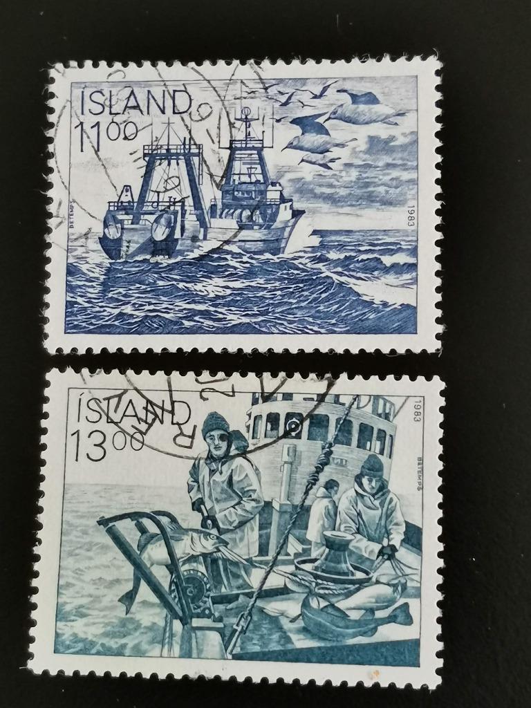 Islande 1983 - pêche, bateau de pêche, Enlèvement ou Envoi, Islande, Affranchi