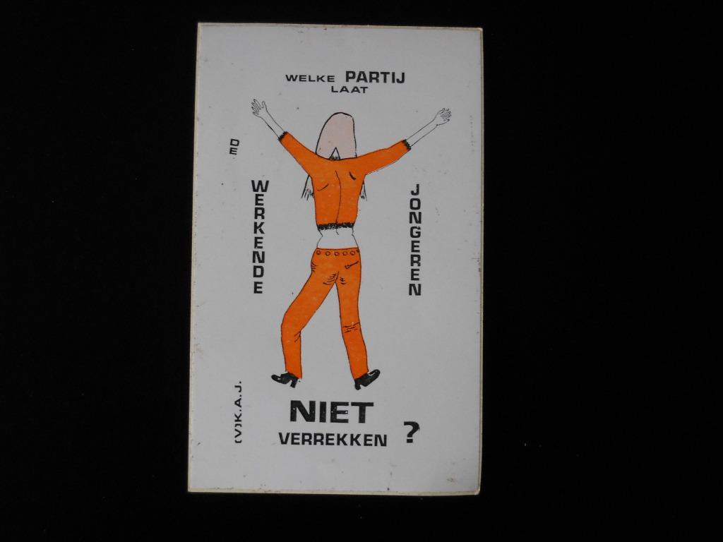 '70 : Welke partij laat werkende jongeren niet verrekken ?, Ophalen of Verzenden, Nieuw, Overige typen