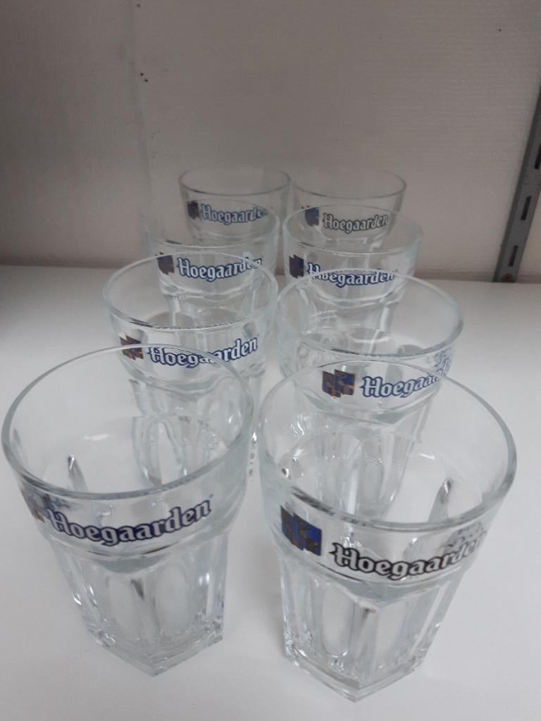 8 Glazen hoegaarden, Enlèvement, Neuf, Verre à bière