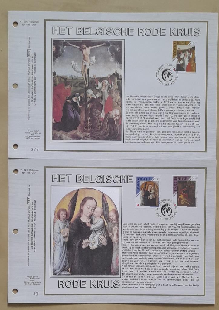 Année 1989 : Cartes souvenirs fdc soie - 2312-2314 : Het bel, Enlèvement ou Envoi