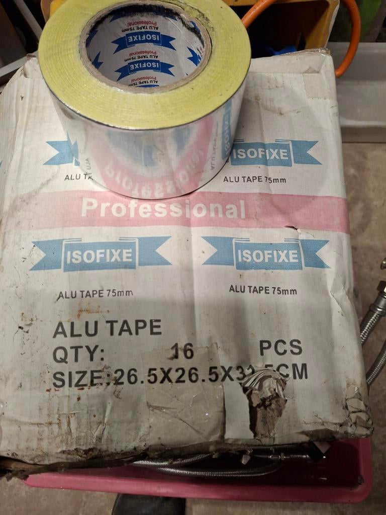 Isolatietape 75mm, Ophalen, 12 cm of meer