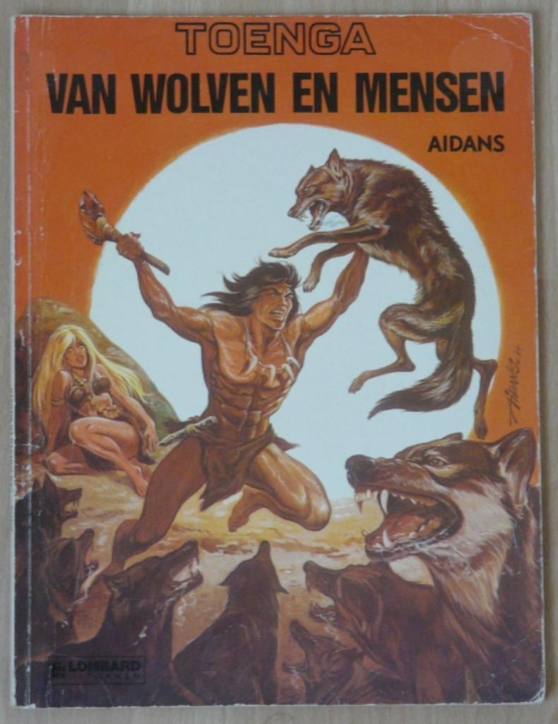 Strip Boek, Toenga, Van Wolven En Mensen, Nummer 3, 1975., Boeken, Gelezen, Eén stripboek, Ophalen of Verzenden, Aidans