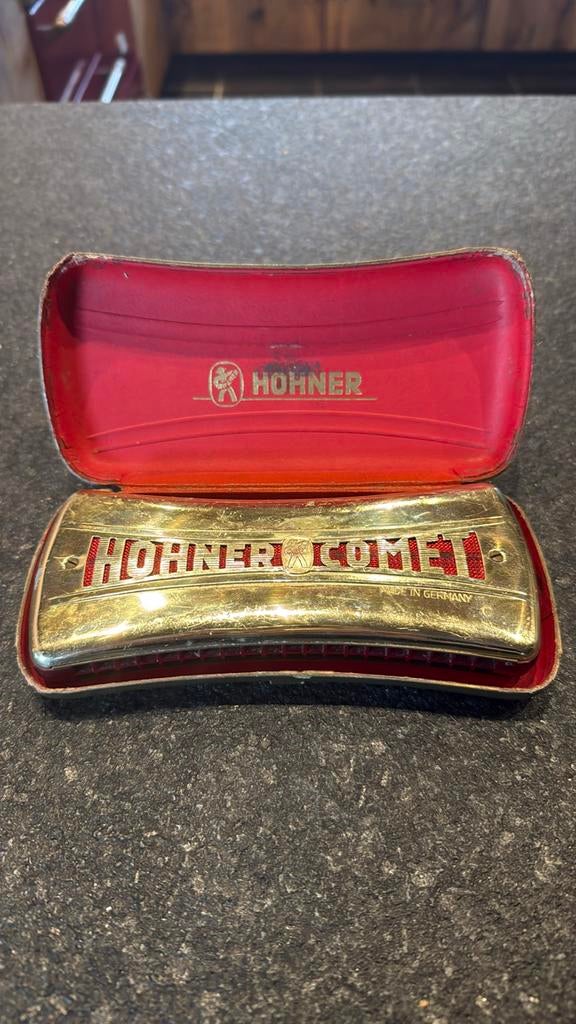 Hohnet Comer mondharmonica, Ophalen, Gebruikt, Met koffer of doosje