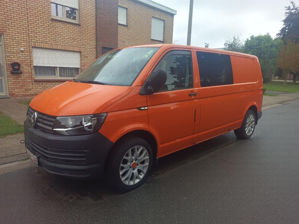 VW T6 2.0 TDI — 2017 — Panne moteur — Utilitaire, Autos, Cuir, Achat, Autres couleurs, Noir