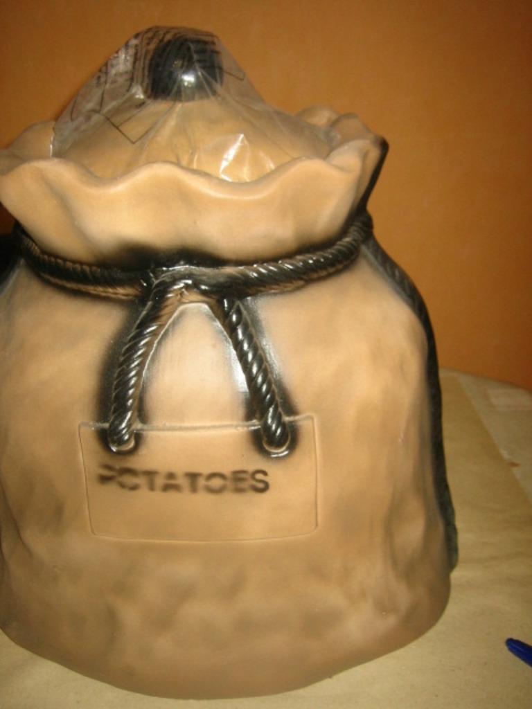 Zware stenen voorraadpot, model: aardappelzak, Antiek en Kunst, Ophalen