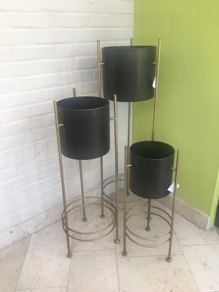 Nieuwe set bloempotten, Ophalen of Verzenden, Nieuw, Rond, Binnen
