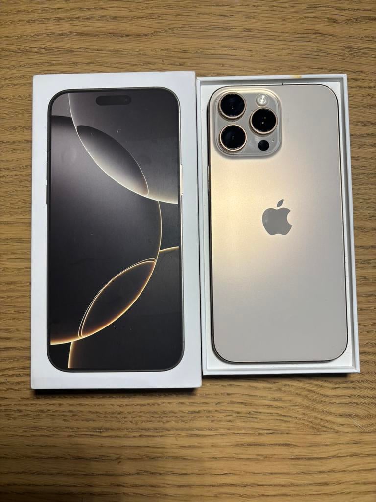 Iphone 16 pro max desert titanium, Enlèvement, Comme neuf, 256 GB, IPhone 16